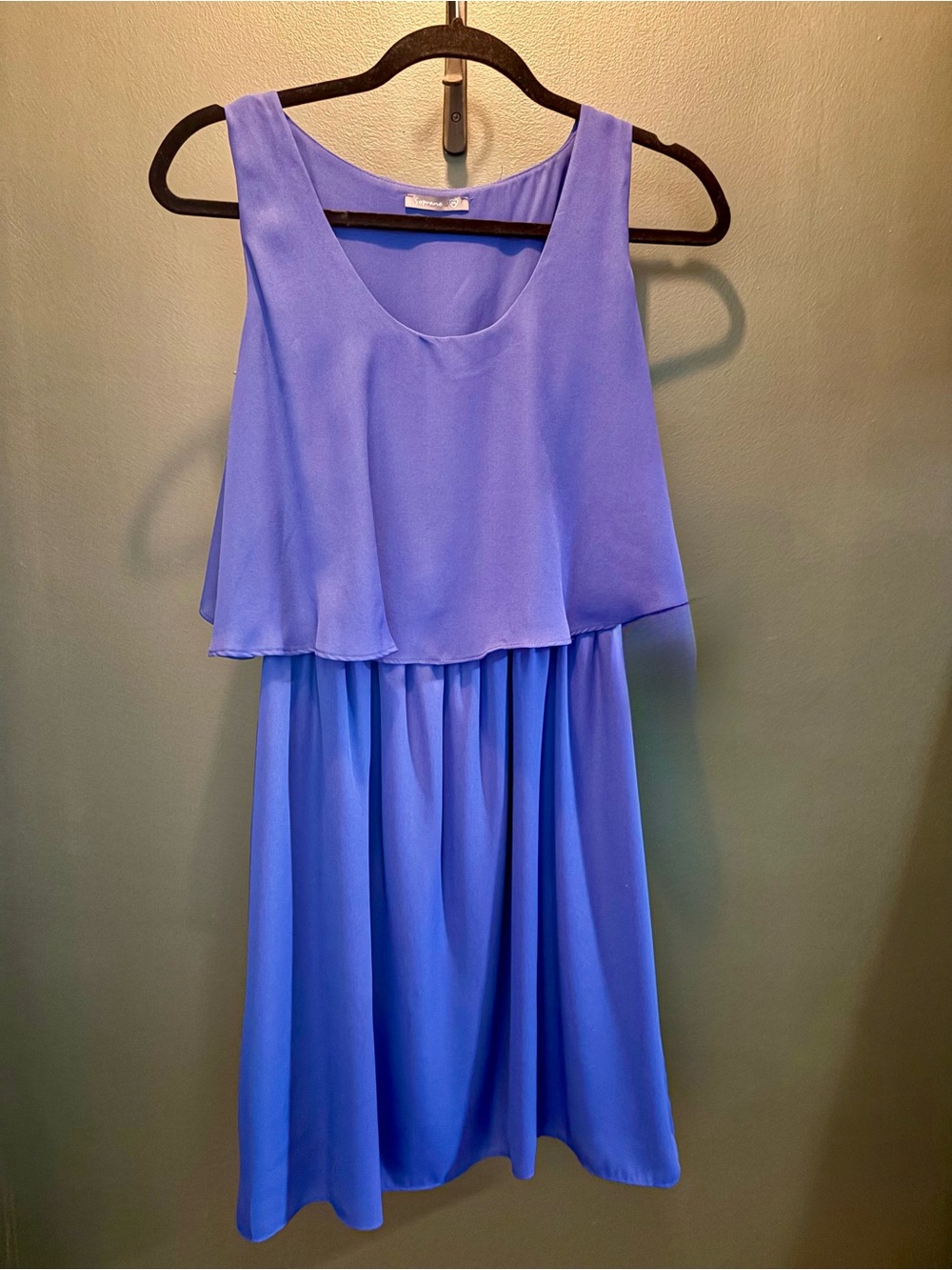 Soprano Royal Blue Tiered Chiffon Formal Dress